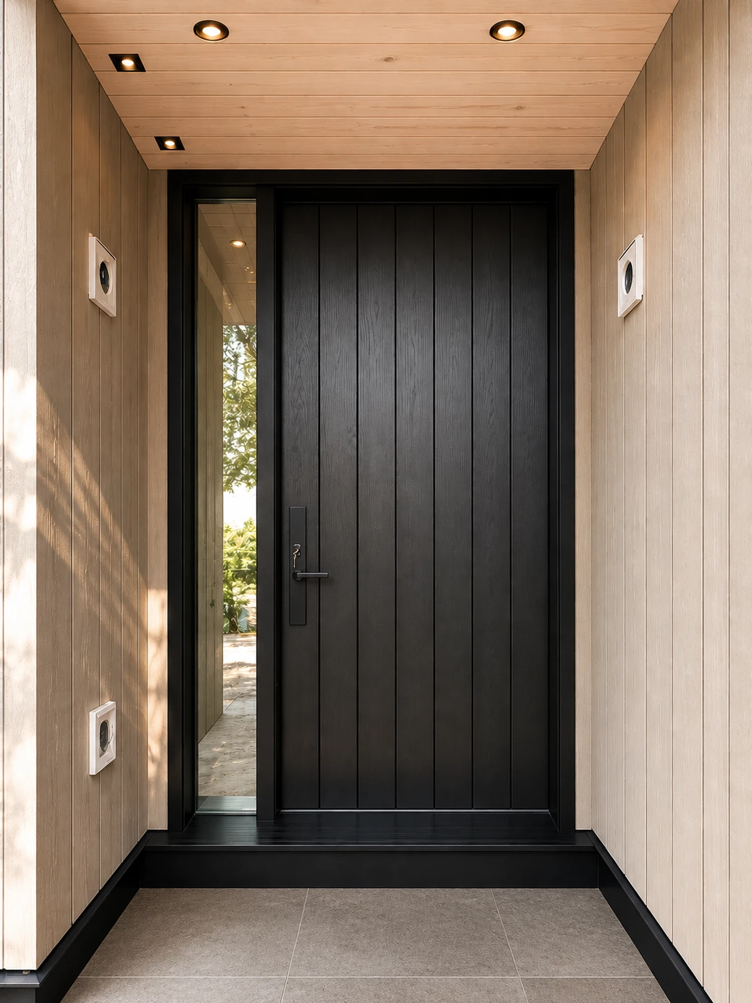 Custom exterior door installed by Novin Doors