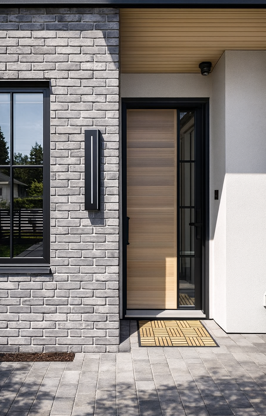 Custom exterior door installed by Novin Doors
